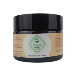 CREMA FACIAL CON PROTECCIÓN SOLAR SPF 30 Y ÁCIDO HIALURÓNICO